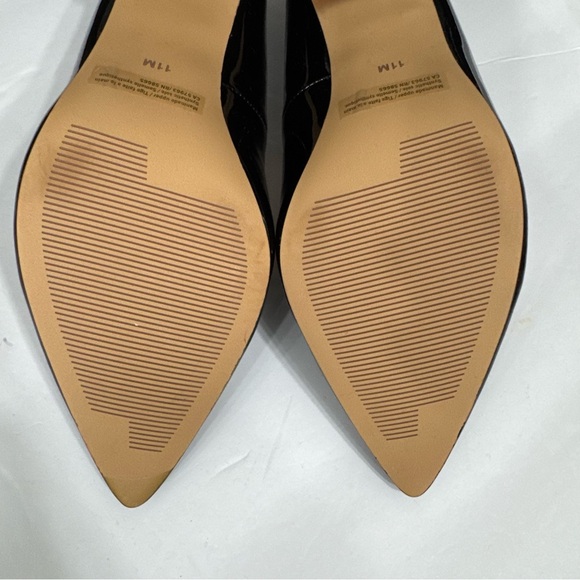 ABOUND Abadury Black Patent Leather Block Heel Pumps Size 11 - Picture 14 of 16